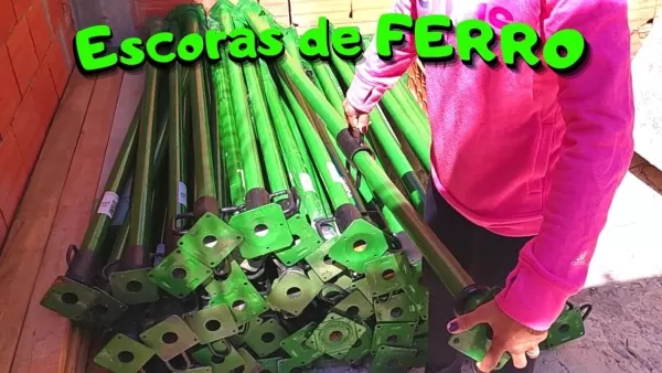 Escoras de ferro para laje em Curitiba
